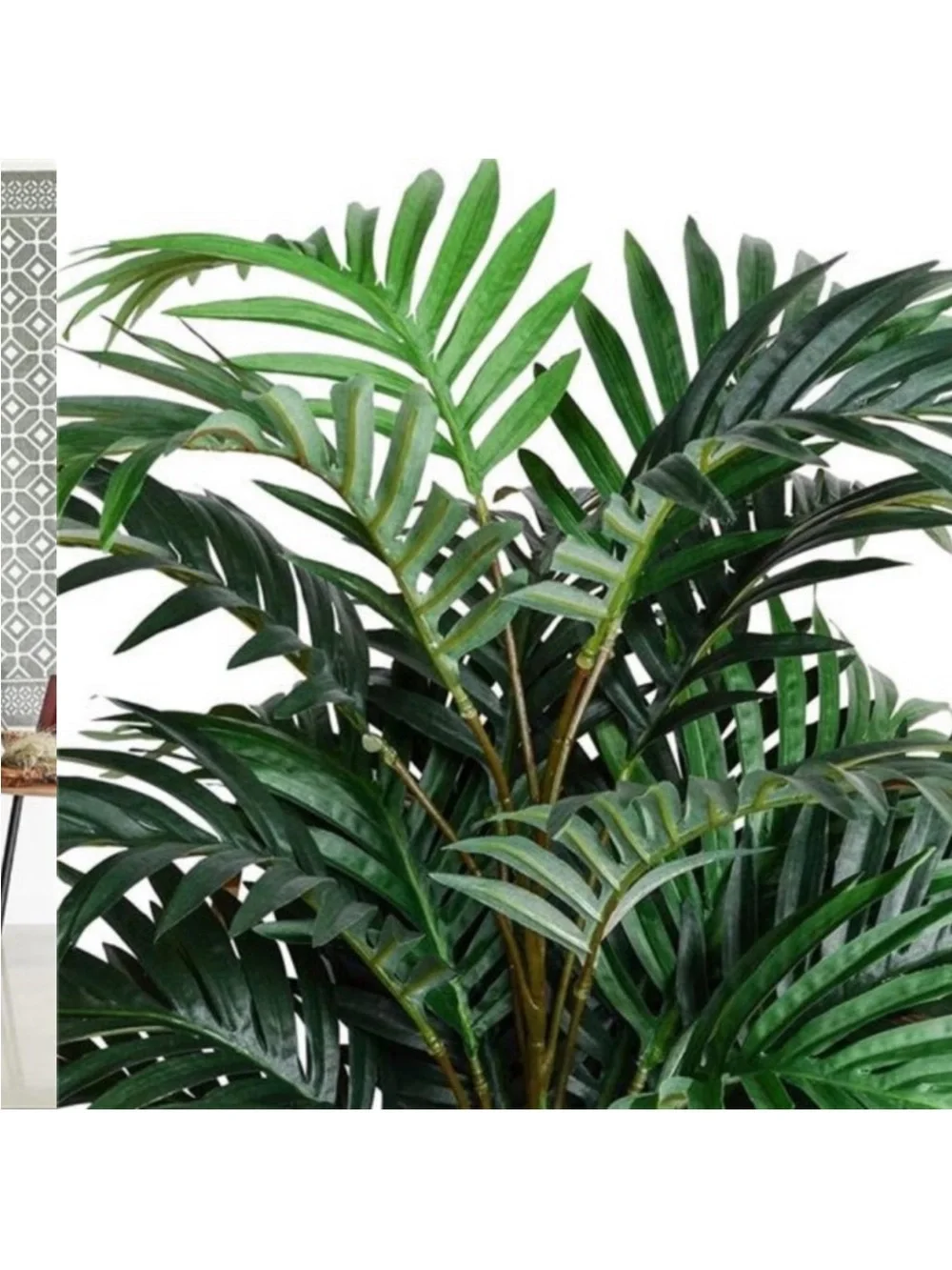 Artificial Palm Plants Leaves Faux Fake Tropical Large Palm Tree Imitation Leaf
